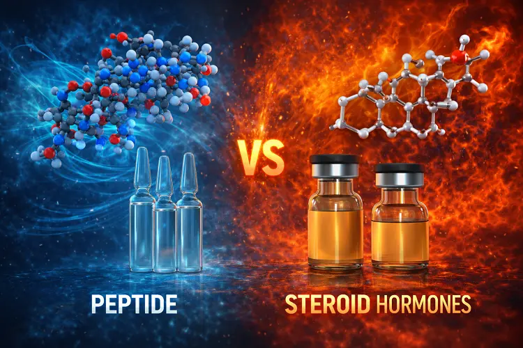 Peptide vs Steroid Hormones