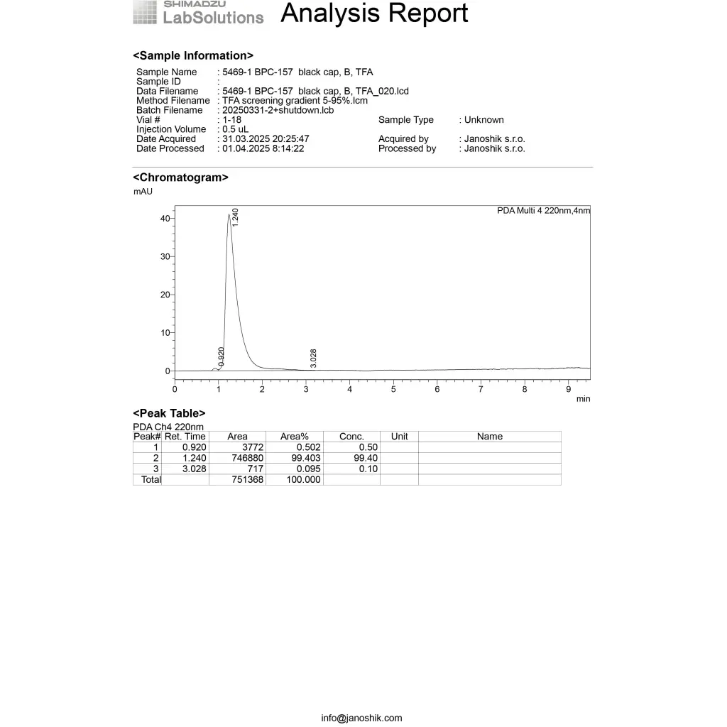 BPC 157 (Pentadecapeptide)