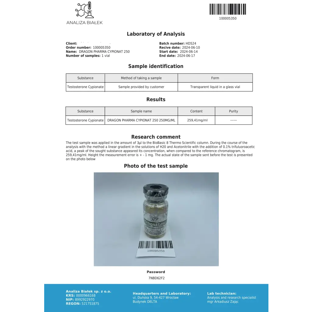 Cypionat 250 (Test C)