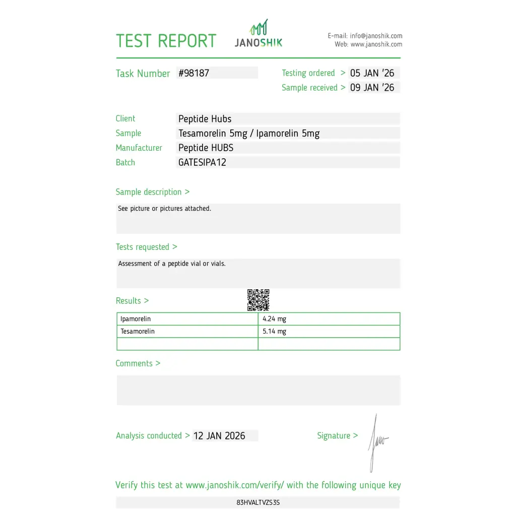 Tesamorelin / Ipamorelin 5/5 mg