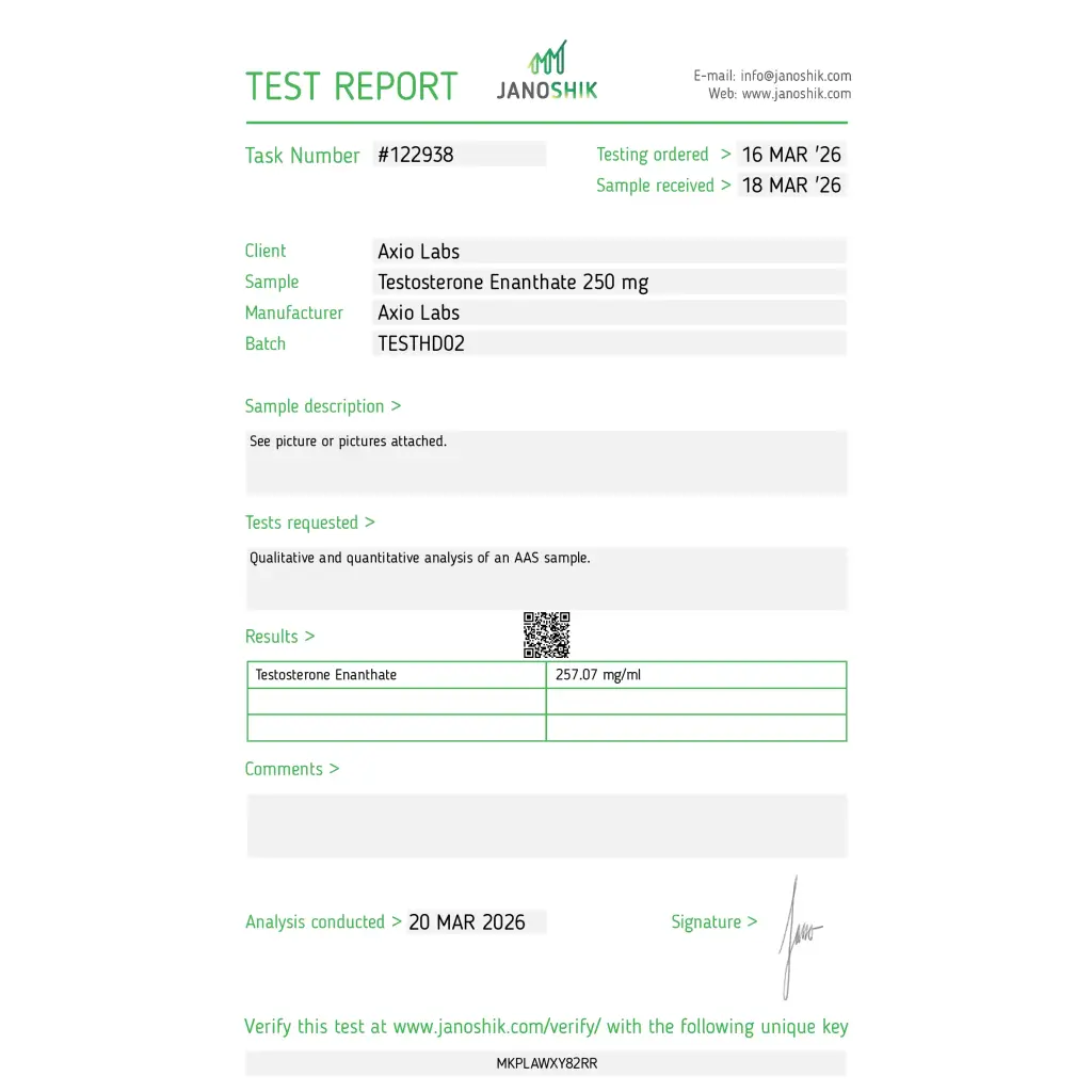 Testaplex E 250 (Test E)