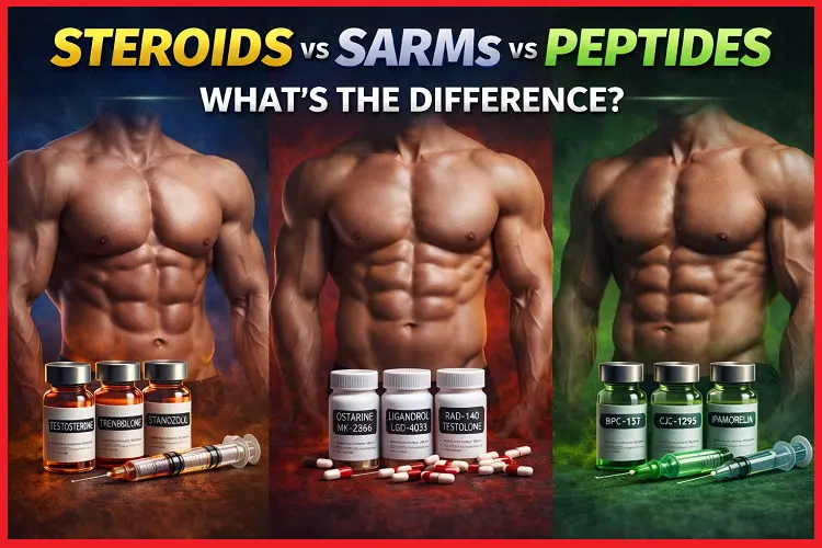 Steroids vs SARMs vs Peptides
